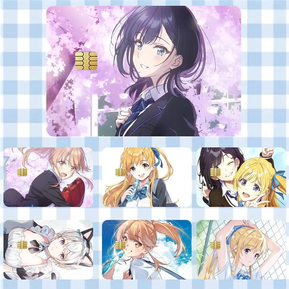 

Chitose Is in the Ramune Bottle Anime Girl Cute Sticker Film Tape Skin for Credit Card Debit Card Waterproof Stickers