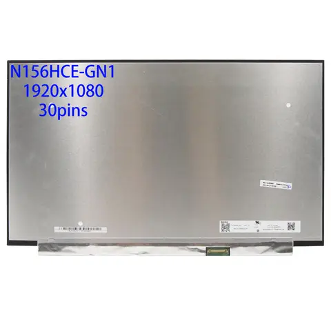 레노버용 FHD IPS LCD N156HCE-GN1, FRU 01YN165, 나사 구멍 없음, NV156FHM-N65 B156HAN09.0 에 적합, 15.6 인치 72% 컬러