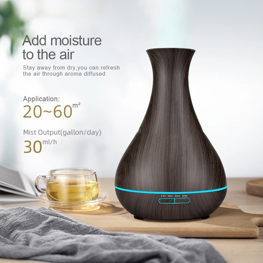 Relax & Breathe Easy Umidificatore a 7 colori con spegnimento automatico, alimentato tramite USB per qualsiasi stanza