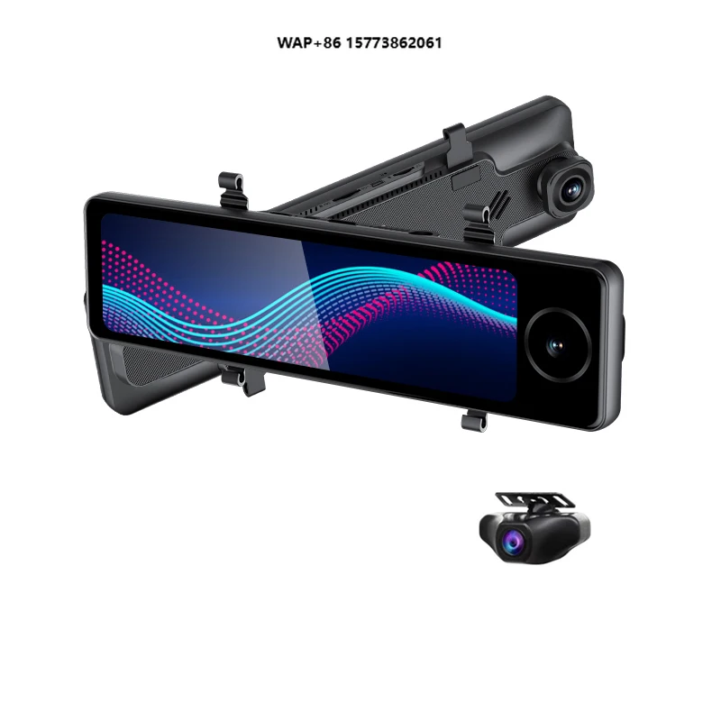 

11inch 3 Lens Android 8.1 Mirror Car Dvr with Wifi Mounting Bracket Gps Navigation Adas 24H Remote Mnitor 4g Mirror Car Camra