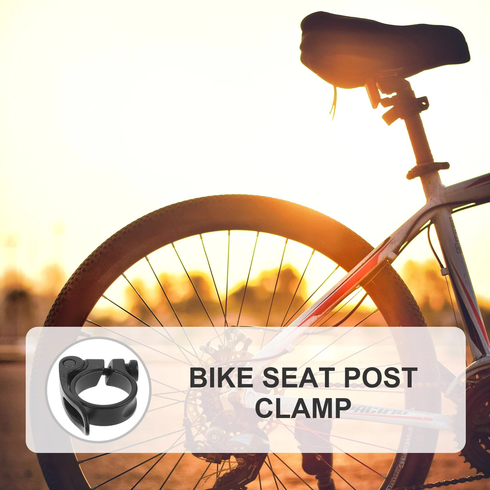 

Fast Release Seatpost Clamp 27.2Mm Aluminum Alloy Bike Seat Tube Clip For Folding Mountain Road Bicycle Durable