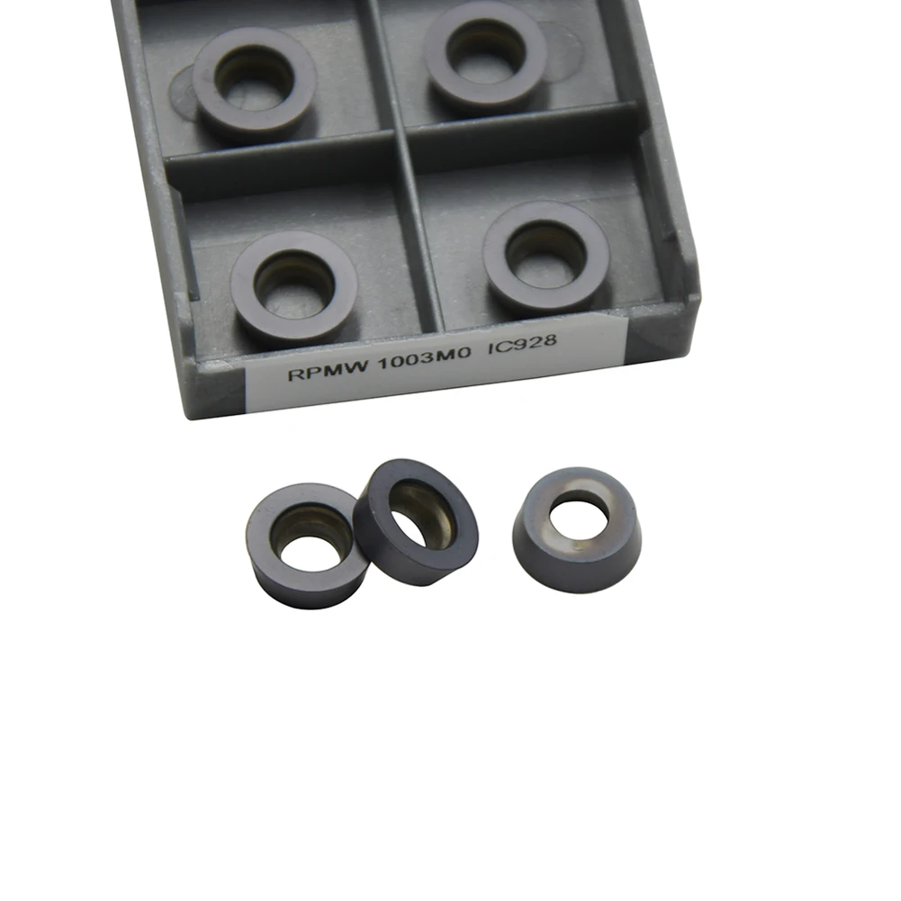 1 caja (10 piezas) RPMW1003MO IC928 insertos de carburo CNC de alta calidad