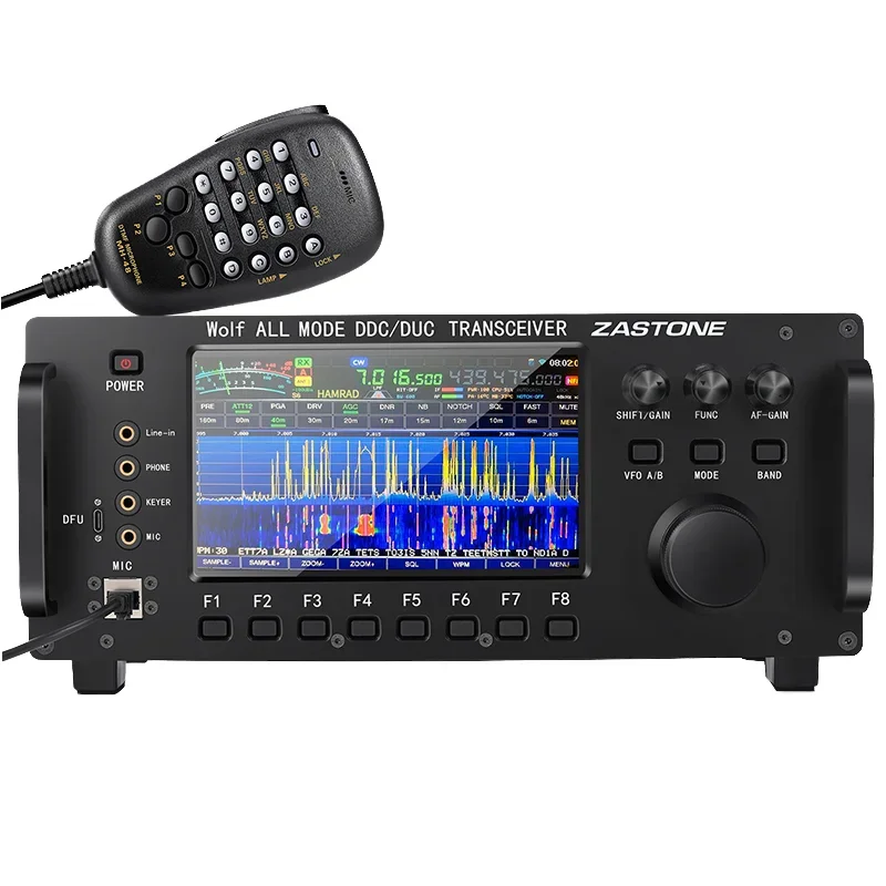 ZASTONE ZT7500 SDR 100W 0.5~750mhz Touch Screen Walkie Analog Wolf Short Wave Transceiver All Mode DDC DUC HF VHF 6M Car FM