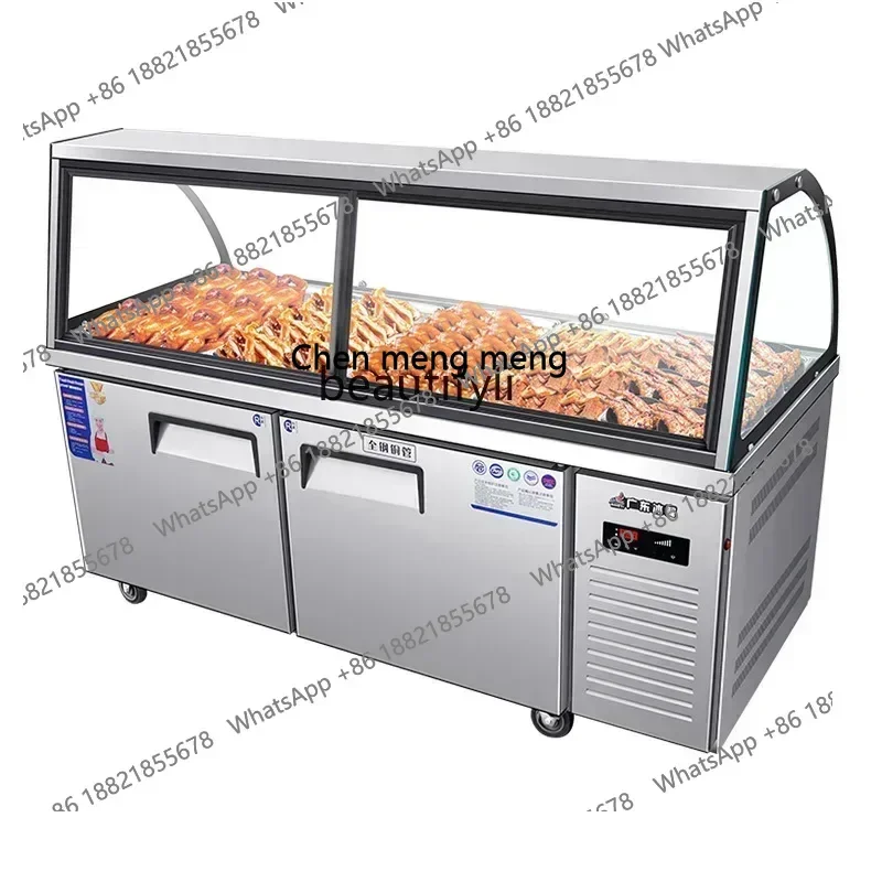 

M178 cqylbDeli Display Cabinet Double Temperature Braised Vegetables Duck Neck Cold Vegetables Braised Vegetables Up Refrigerate
