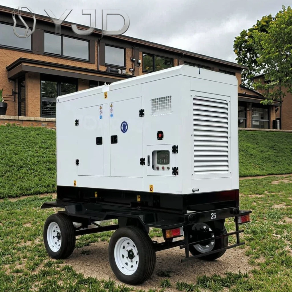 150kw/187.5kva Silent Type Diesel Generator Set with ATS 50/60Hz Mobile Trailer Reliable Power Supply DC Output