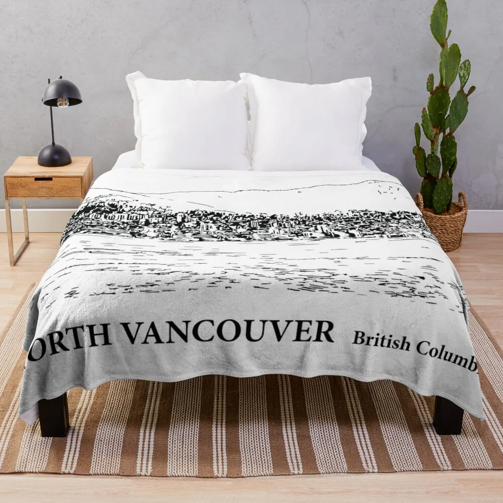 North Vancouver British Columbia Throw Blanket Extra Large Throw Bed linens Luxury Blankets