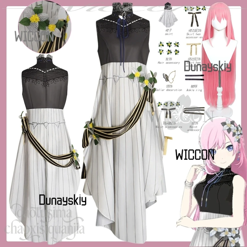 

Shop1104190056 Store Luka Cosplay Project Sekai Leo/need 4.5th Anniversary Costume Elegant Sleeveless Vest Classical Lolita