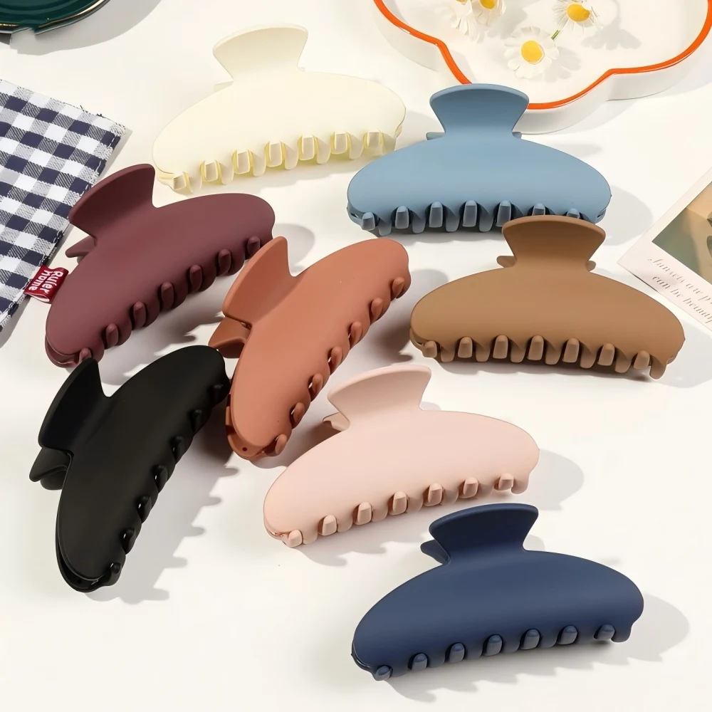 1/4 قطعة مشابك شعر جامبو محايدة غير لامعة رائعة لأوبدو ، تصفيفة الشعر نصف حتى ، هدايا مثالية للنساء إكسسوارات شعر قوية غير قابلة للانزلاق #2