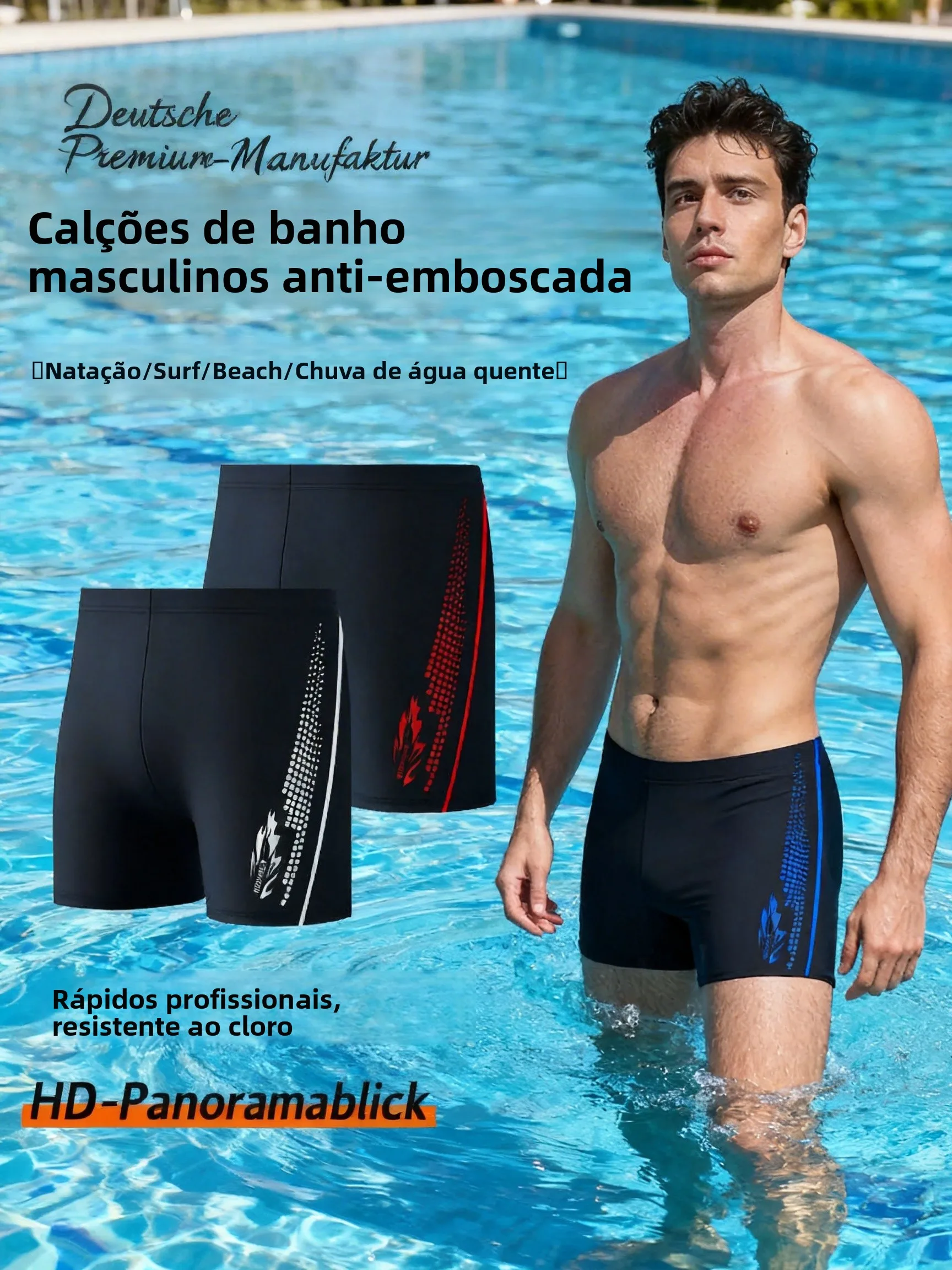 maillot-de-bain-pour-homme-entrainement-professionnel-sechage-rapide-anti-embarras-ensemble-trois-pieces-avec-bonnet-de-bain-fitness-sport