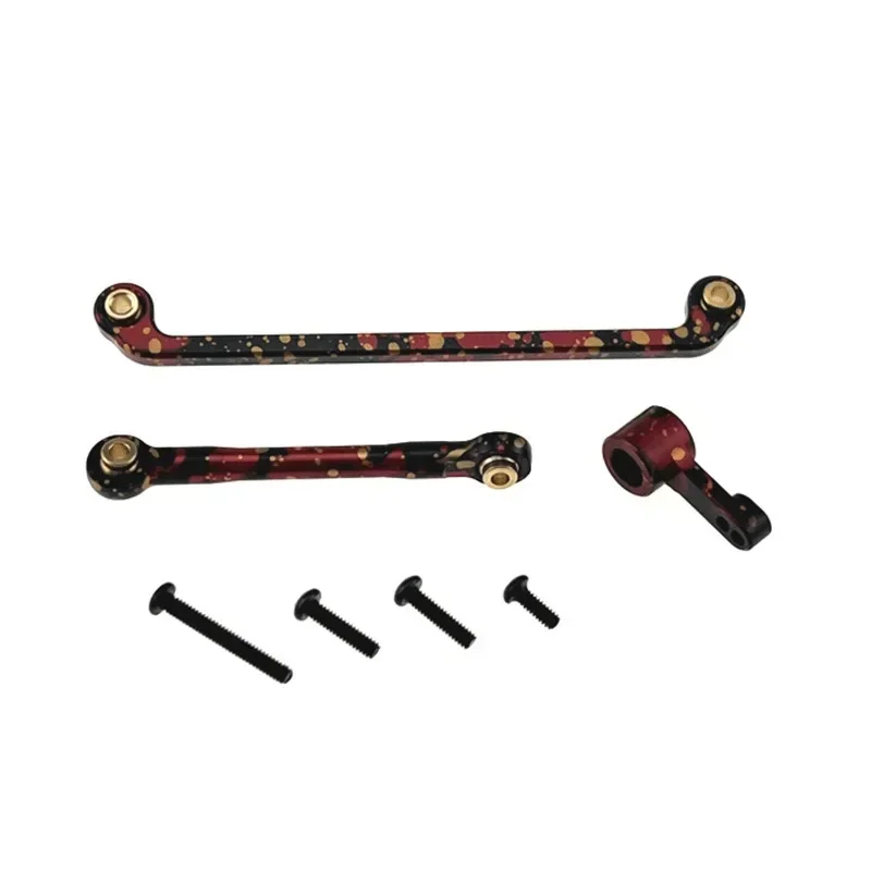 Front Axle Steering Rod Servo Arm for Hyper GO MJX 1/18 H18P RC Car Metal Upgrade OP Accessories Parts