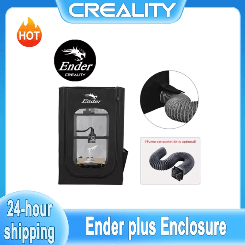 CREALITY  3D Printer Accessories Fire Retardant Ender Plus 3D Printer Enclosure With Exhaust Fan Interface 750x650x550mm