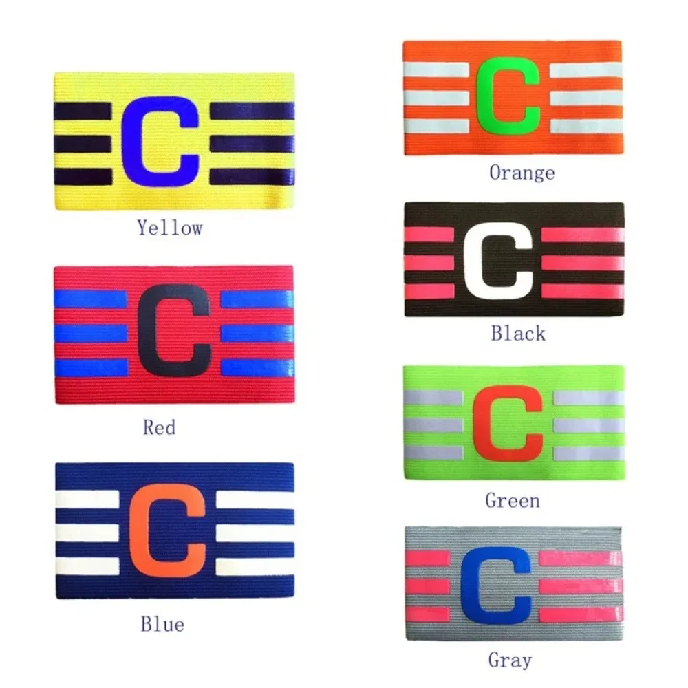 Leader Match Armband Summer Elastic Captain Football C Captain Badge Football Fan 31*6.5cm Arm Sleeve Kid Adult