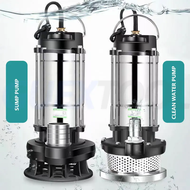 

220В нержавеющая сталь погруженный насос сельскохозяйственного насоса садовые инструменты дренаж ирригация подводный самоусыпающий сточный насос для промышленных сточных вод/подвала сточных вод/рыбохозяйственной воды/с