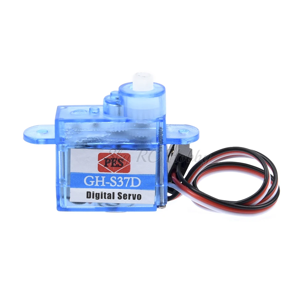 PES GH-S37D 3.7g Servo Mini Micro Servo for RC plane Helicopter Boat Car Trex 250