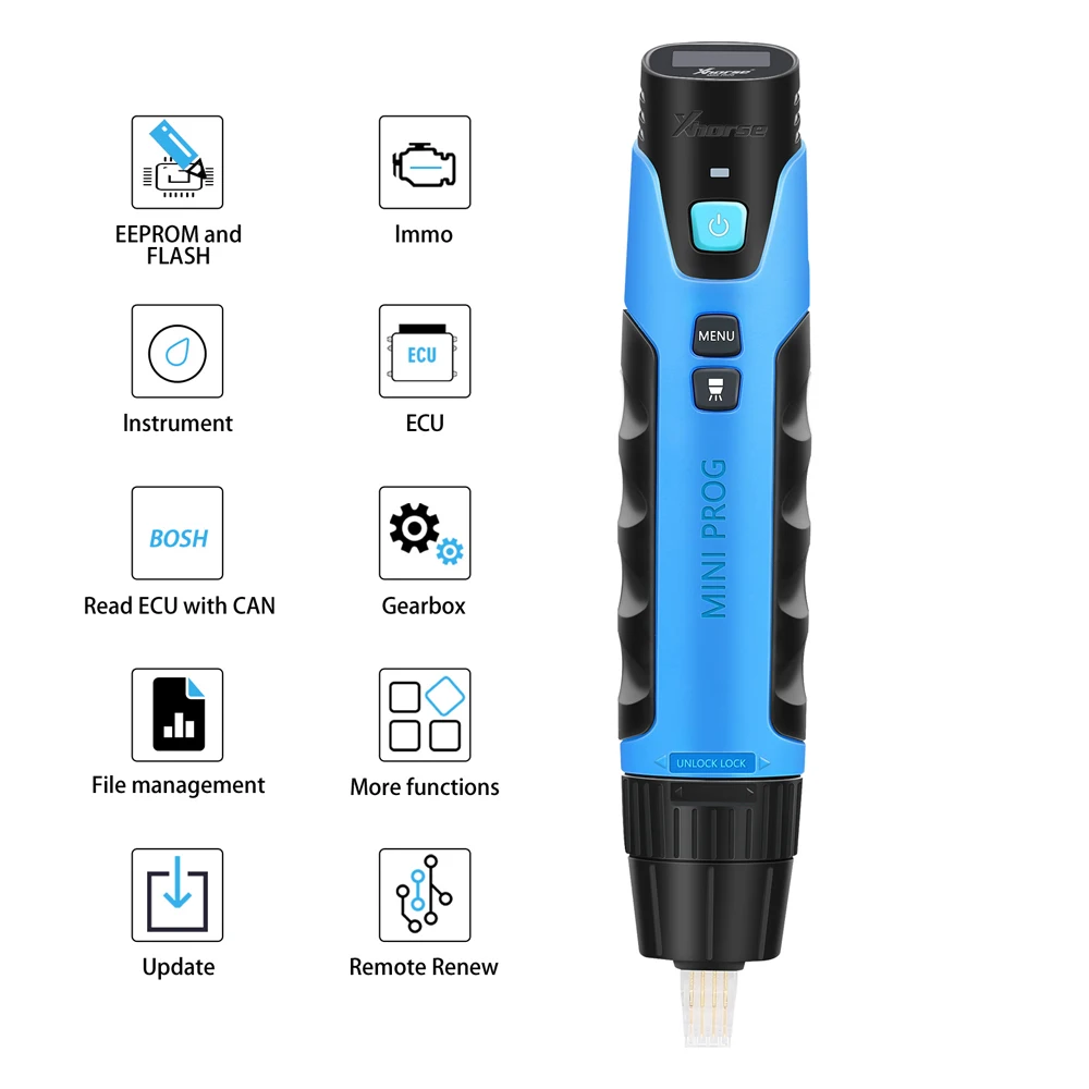 Xhorse MINI PROG Powerful Chip Programmer For Porsche BMW Benz Volvo IMMO Data Reading Writing Work Xhorse APP Soldering Free