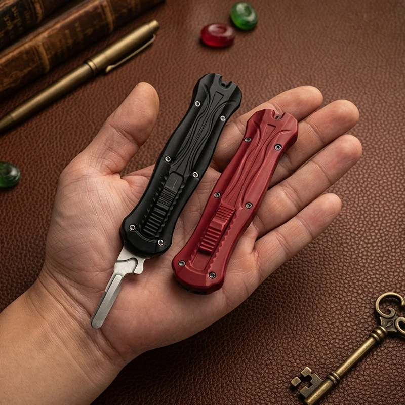 Multi-purpose purposev utility Knife Handle Tool (Without Blade, Suitable For 23/24 Blades), Camping EDC Tools,Zinc Alloy Handle