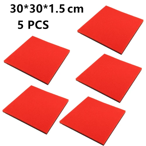 Esponja de filtro de aire de alto flujo de corte libre 30*30*1,5 para motocicleta Scooter cortacésped entrada filtro CVT elemento 50*50*1 Accesorios