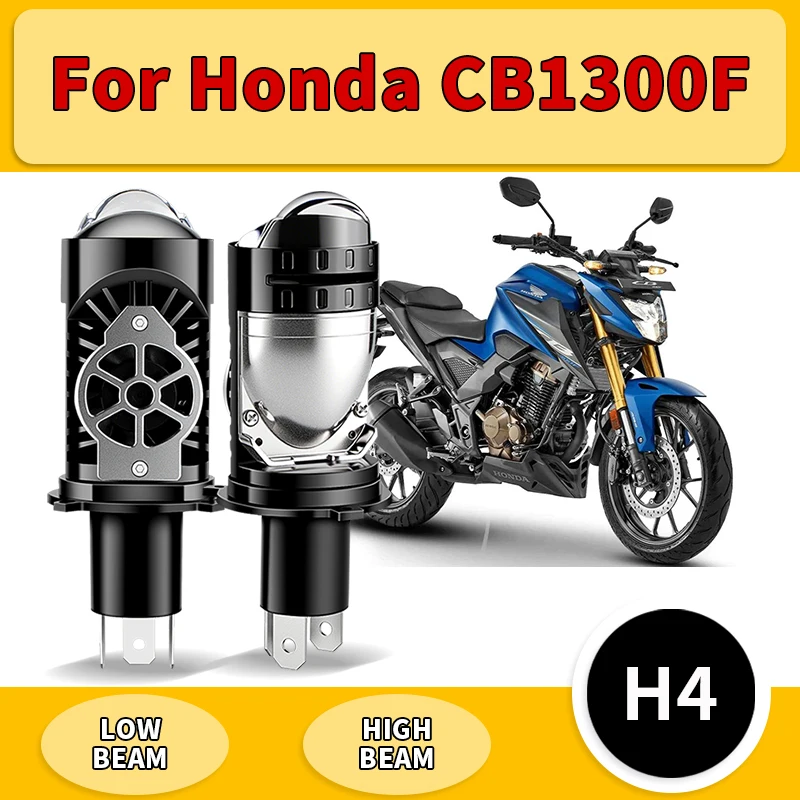 

1PC/2PCS H4 LED Lens Mini Led Projector 150W Headlight Bulbs Canbus 9003 HB2 Hi/Lo Beam Motorcycle Turbo Lamps For Honda CB1300F