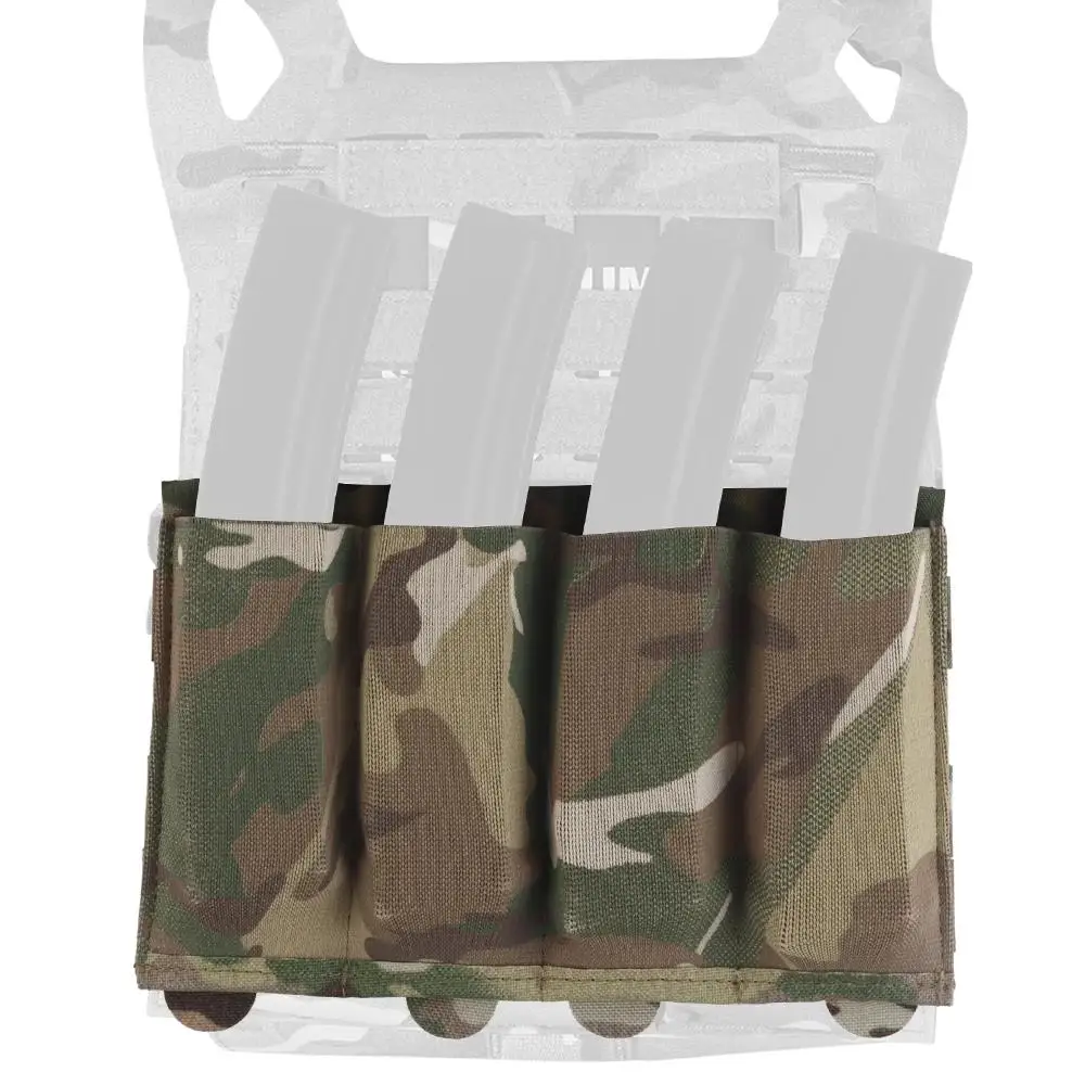 Bolsa táctica Molle para cargadores MP5 MP7 con soporte elástico