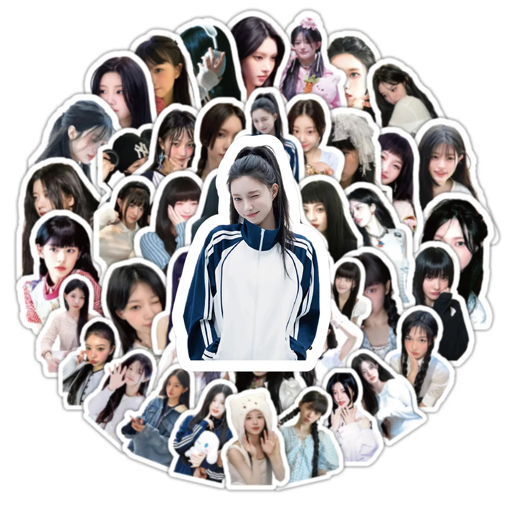 Pegatinas magnéticas de KPOP LLIT para niños, calcomanías de juguete DIY de pared móvil, colección de Fans de grupo de niñas del síndrome de la suerte, regalo, nuevo álbum, 10/103 piezas