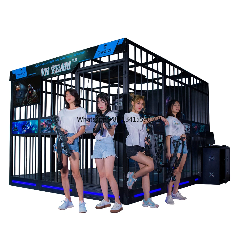 

Innovative HTC ViVE CS Fighting Team VR Simulator Virtual Reality Shooting Game Room