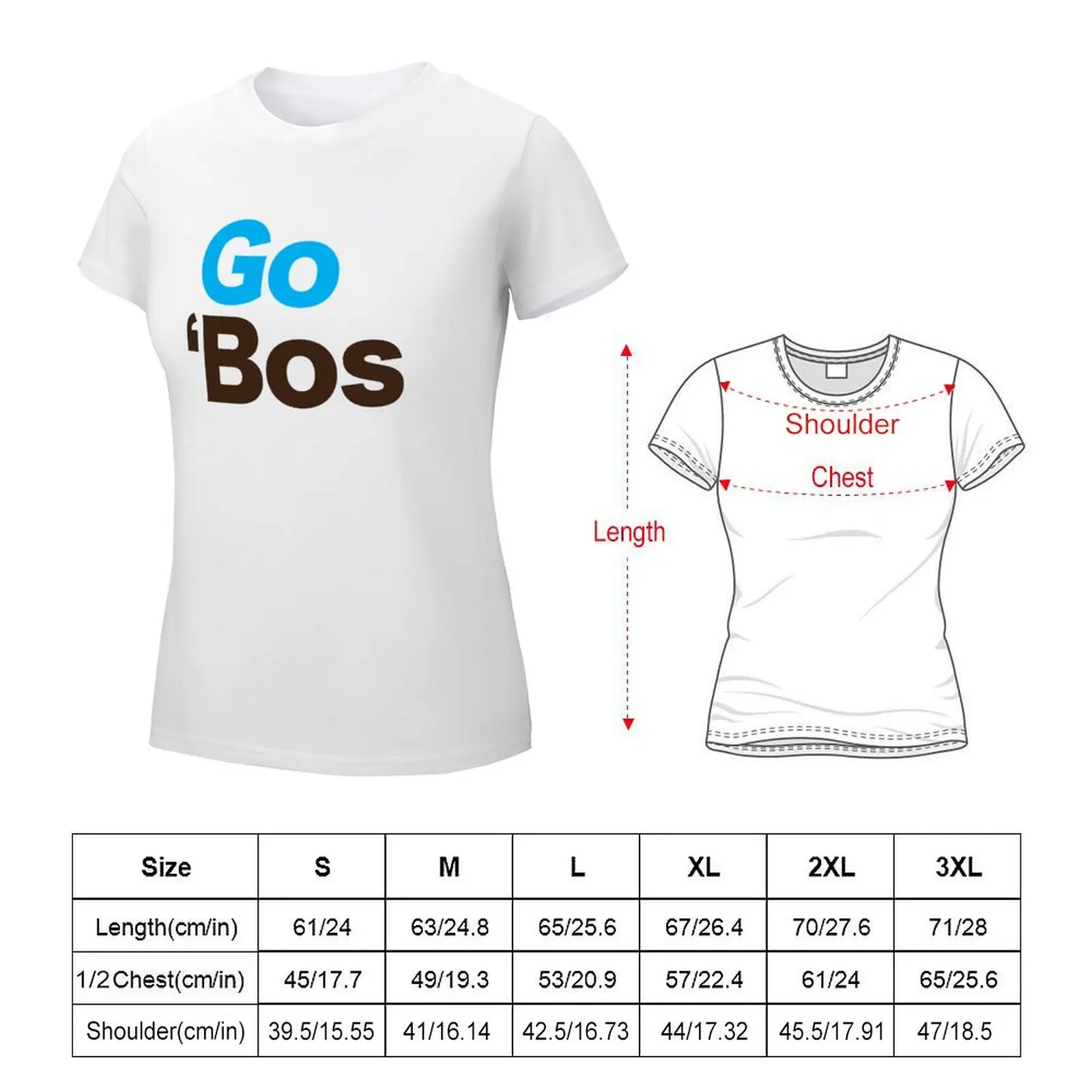 Go 'Bos (Tufts University Jumbos) T-shirt Blouse vintage clothes female t-shirts for Women graphic tees funny