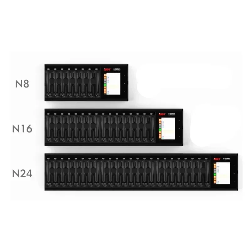 ISDT N8 N16 N24 AA Battery Chargers LCD Display Smart battery Quick Charger for Li-ion Life Ni-MH Ni-Cd battery