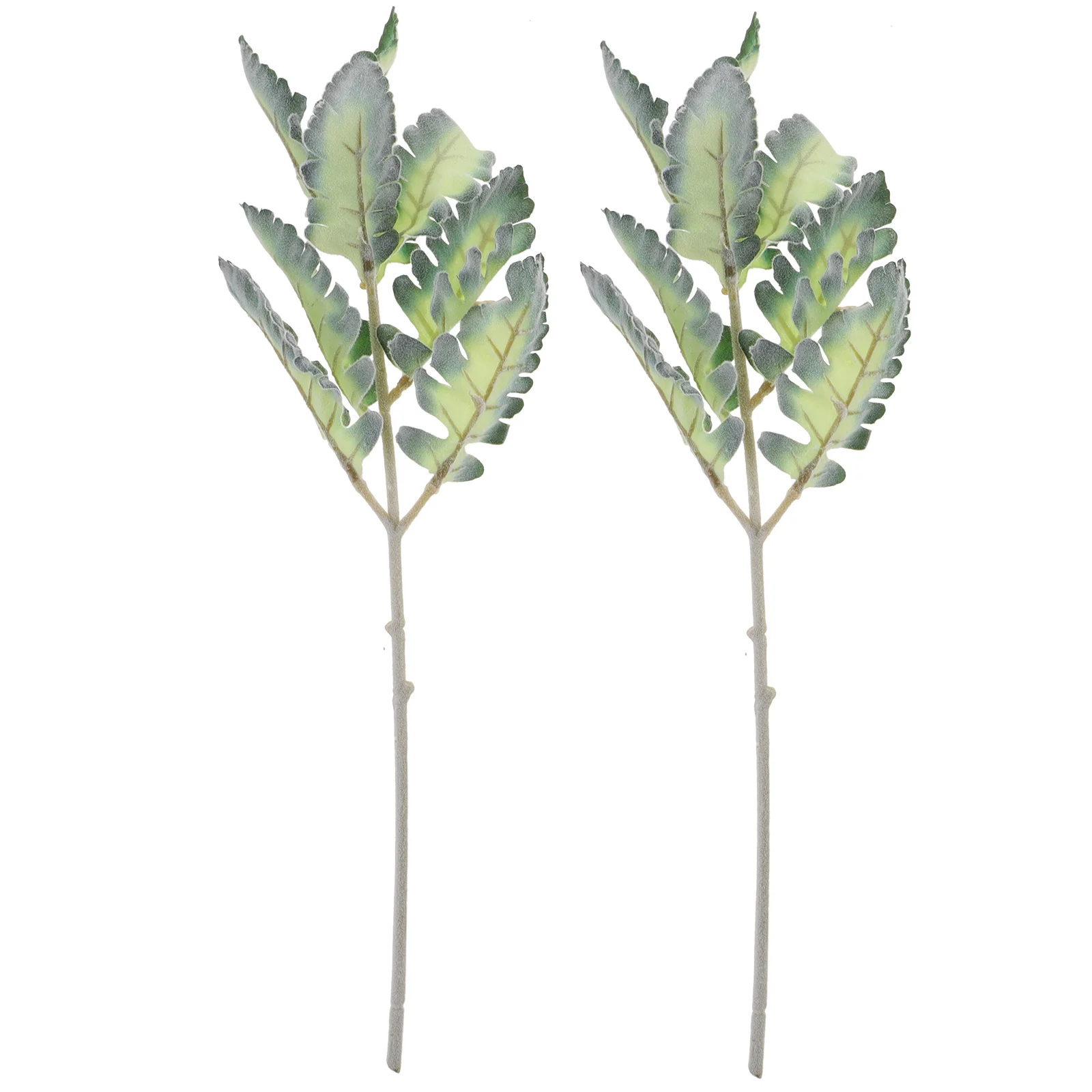 

2Pcs Simulation Leaves Artificial Plant Branches Decoration for Home Office Wedding Party Lifelike Floral Arrangement