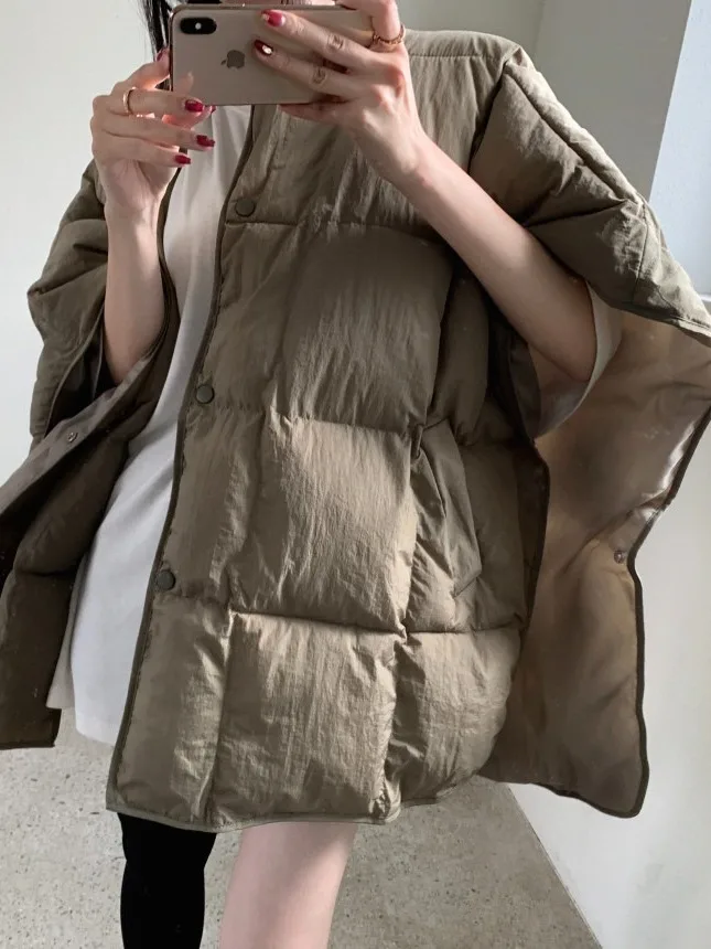 Gilet in cotone Svel dal design coreano retrò sciolto Lazy Sle Jaet da donna invernale New Faion Trendy Top origine cinese