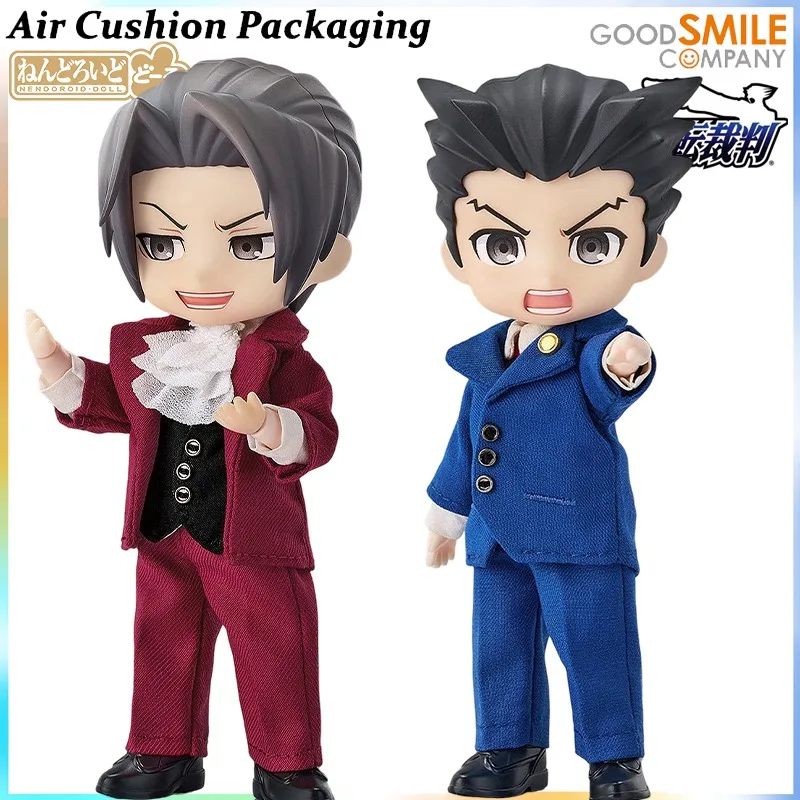 

GSC Genuine Nendoroid Doll Series Ace Attorney Phoenix Wright‌ Miles Edgeworth Court Debate Anime Action Figures Model Toys Gift