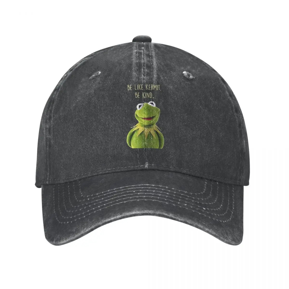 Vintage Frog Cartoon Baseball Cap for Men Women Distressed Denim Washed Snapback Hat Anime Outdoor All Seasons Travel Caps Hat