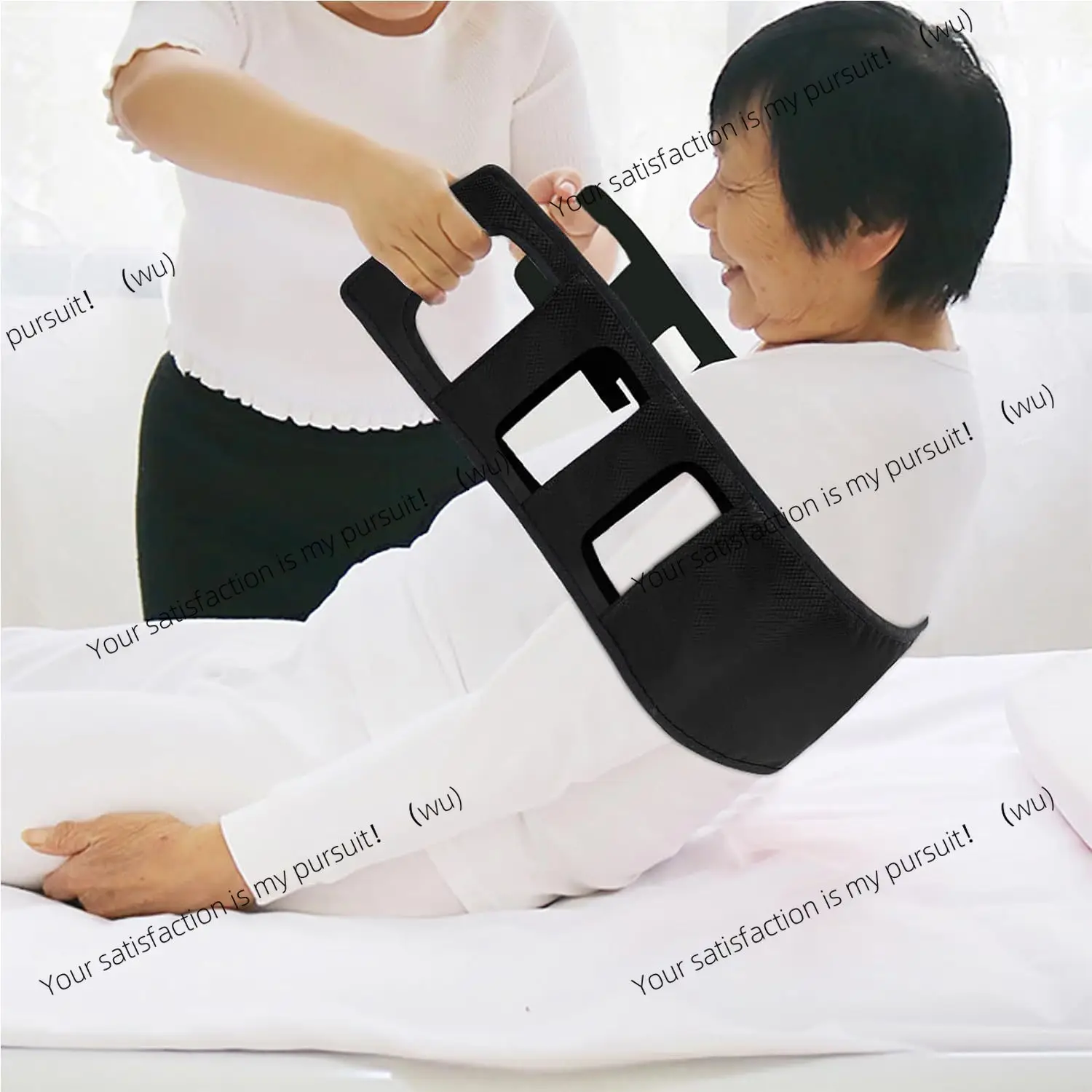 Multi-purpose patient transfer belt, disabled auxiliary belt for the elderly to get up