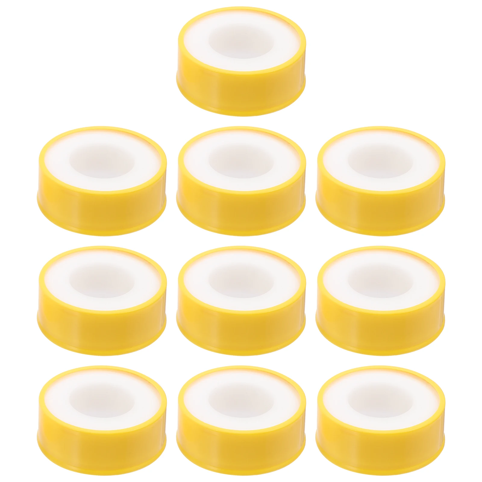 

10 Rolls PTFE Tape Waterproof Sealant Leak Proof Pipe Thread Sealing Corrosion Resistance Anti Aging