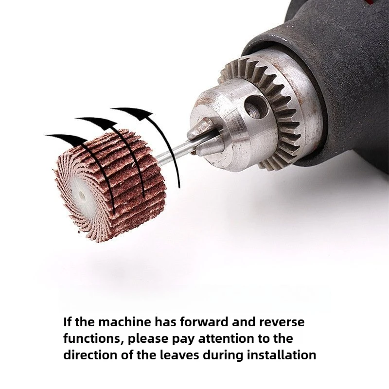 رأس عجلة طحن شفرة عرقوب قابلة للتعديل 3 مم، عجلة صنفرة وتلميع 80-600 حصى للمطاحن الهوائية والكهربائية #4