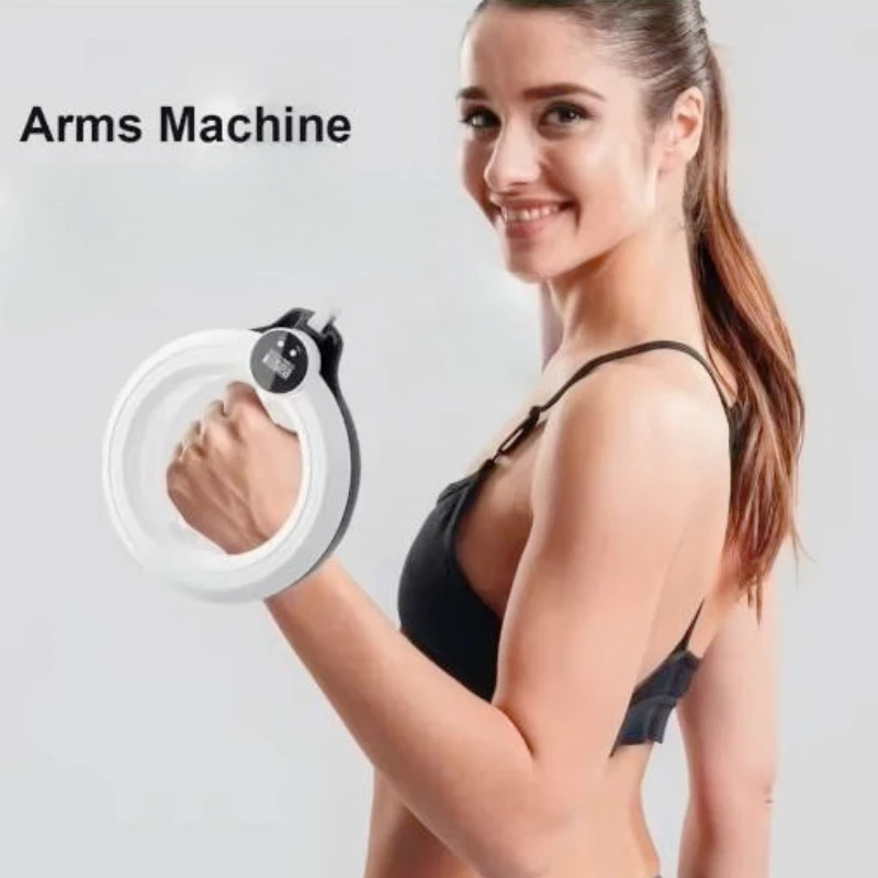 

Smart Strength Training, Arm Exerciser Hand Crank 360 ° Rotation Shoulder and Arm Muscle Training Fitness Tool