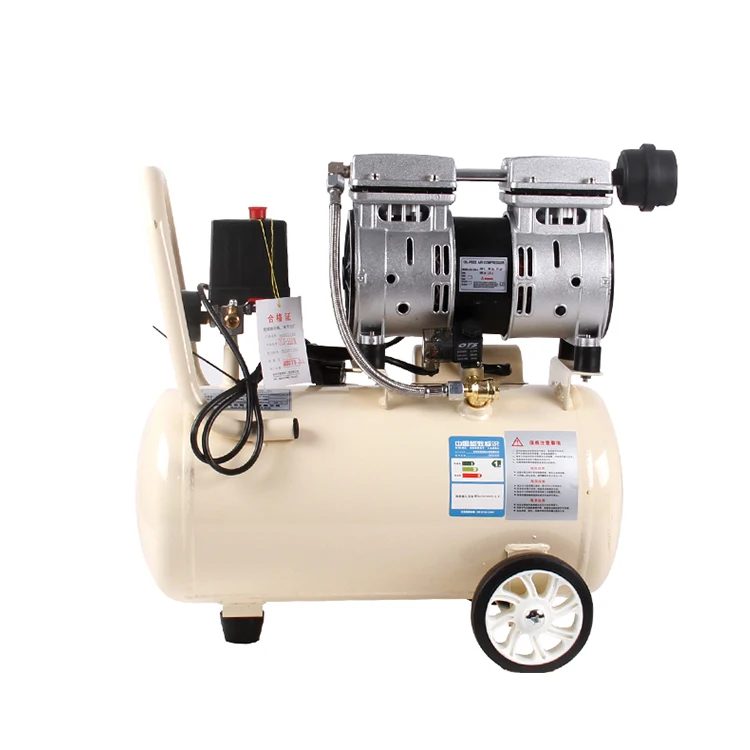 

JYD Hot Selling 30L Tank Industrial Silent Twin Cylinder Oil Free Air Compressor