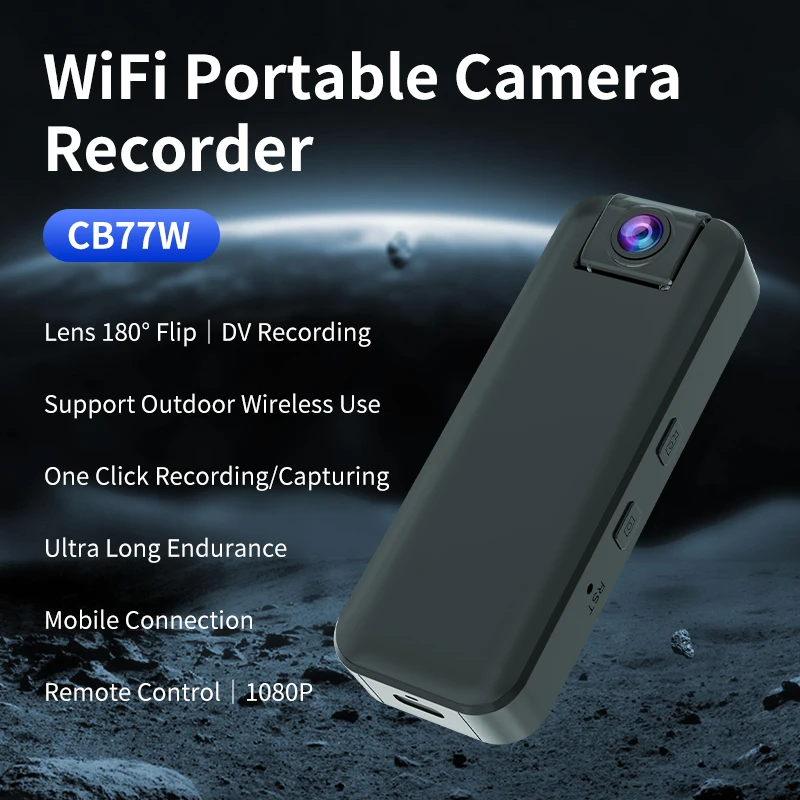 Vstarcam CB77 2MP 1080P O-KAM APP 135Degree Wide Angle Bluetooth 4G /WIFI Law Enforcement Instrument IP Camera