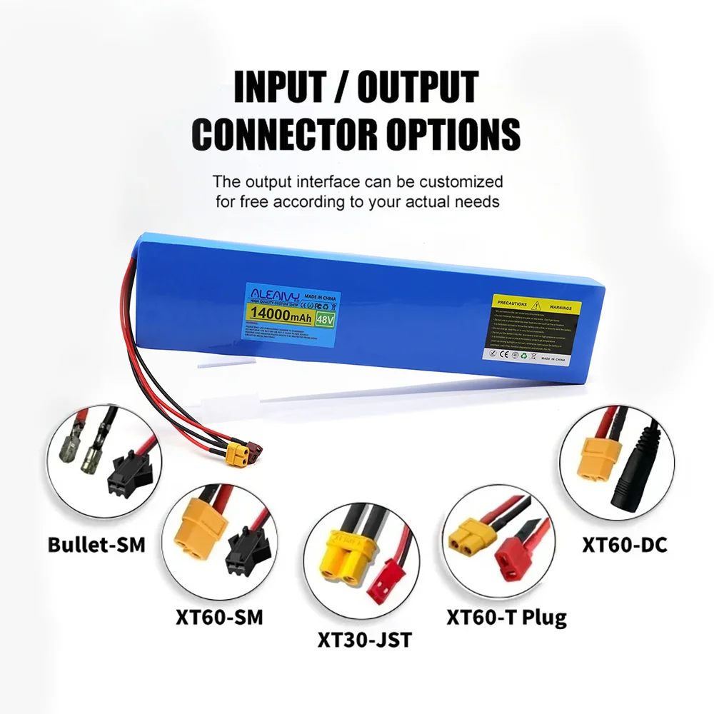 48V 15000mAh 15Ah 13S4P 18650 lithium battery pack with BMS suitable for Kugoo M4/M4 Pro/Max Speed to replace built-in batteries