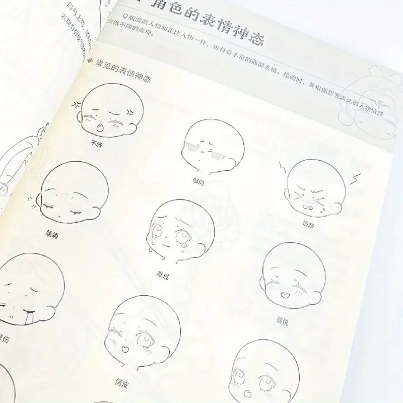 Tutorial de dessin au pinceau Simple, Version Q, Avatar et personnage, Style ancien, Anime mignon