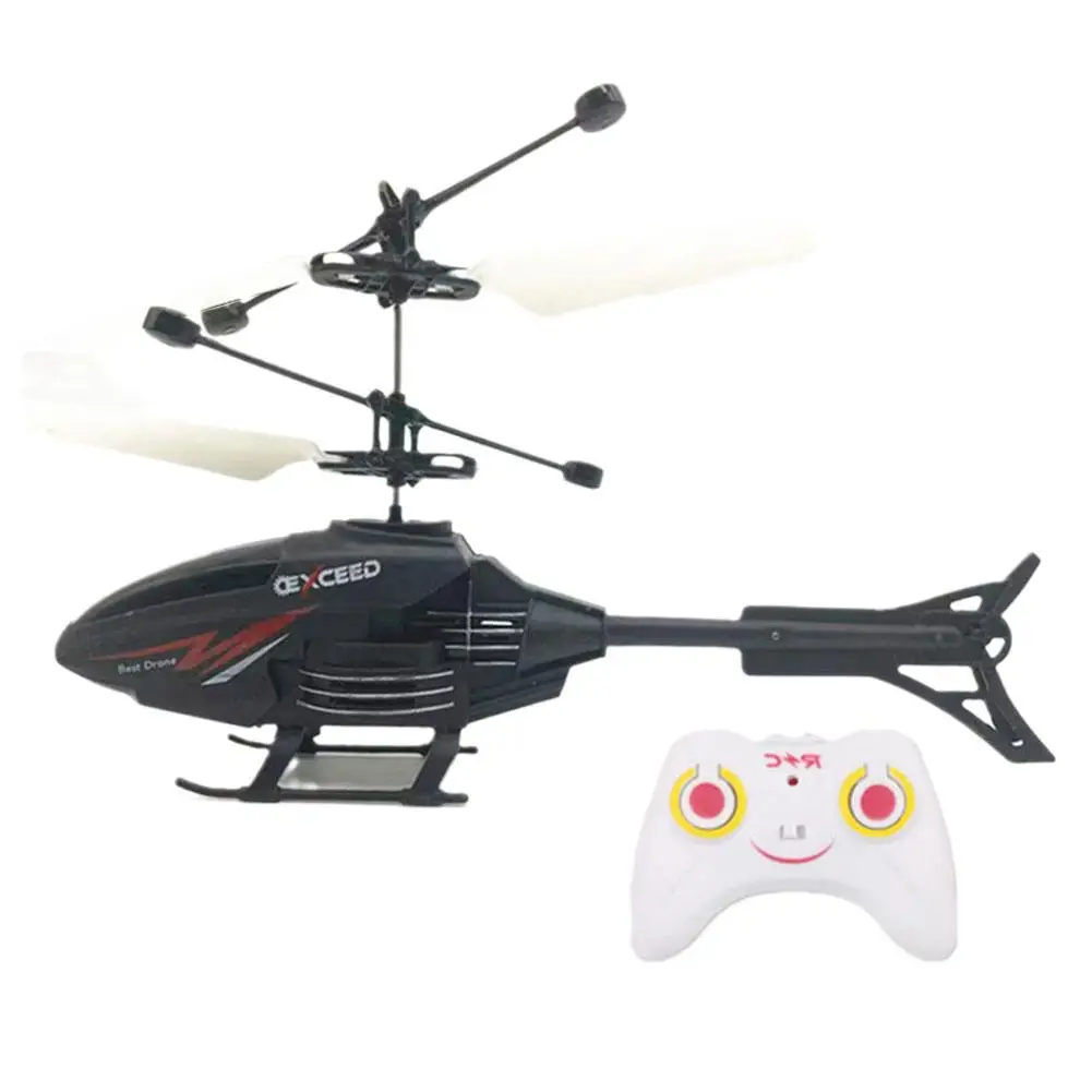 Remote Control Helicopter 2 Channel RC Helicopter Toys for Kids Flying Toys Infraed Induction Suspension Aircraft Charging Gifts