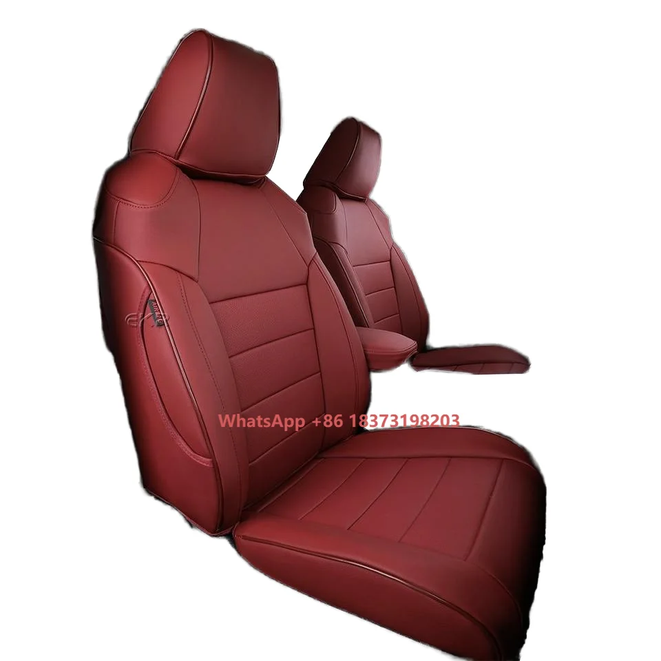 EKR Custom Leather Full Set Car Seat Covers Perfect Fit for Acura ILX 2013-2018 Stylish & Comfortable