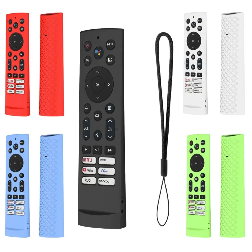 Silicone TV Remote Controller Cover Washable Shockproof Protector Household Soft Protective Case for Hisense ERF3F80H ZDB1210320