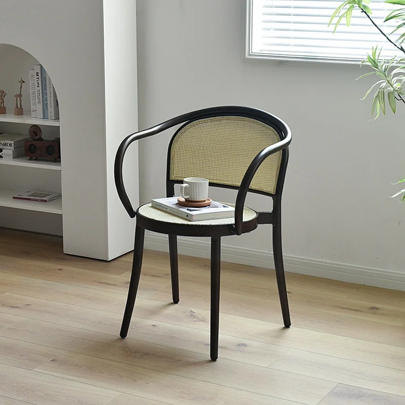 Nordic Aluminum Dining Chair French Mesh Backrest Stackable Modern Minimalist Designer Armchair Home Cafe Restaurant Business