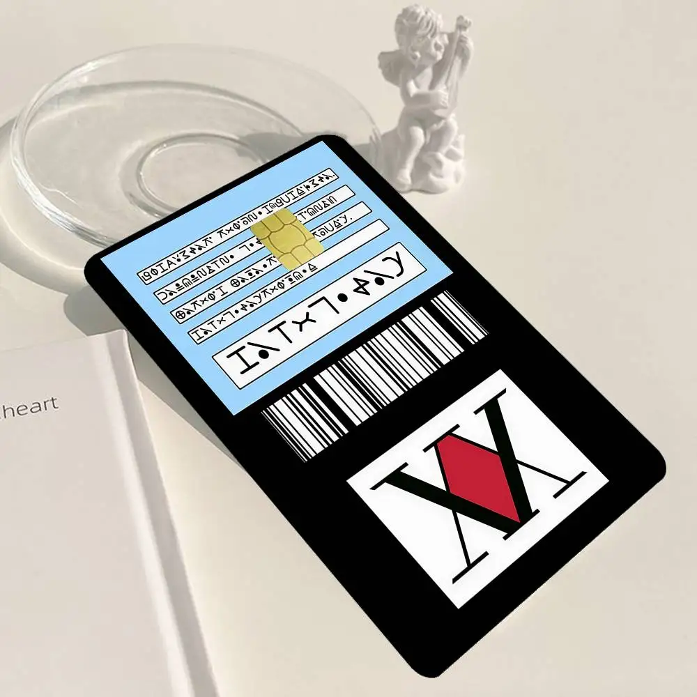 أنيمي هنتر X هنتر بطاقة الترخيص بطاقة ملصقات الكرتون الزخرفية الصغيرة رقاقة مقاومة للماء 4 قطعة بطاقة ملصق جديد المضادة للخدش