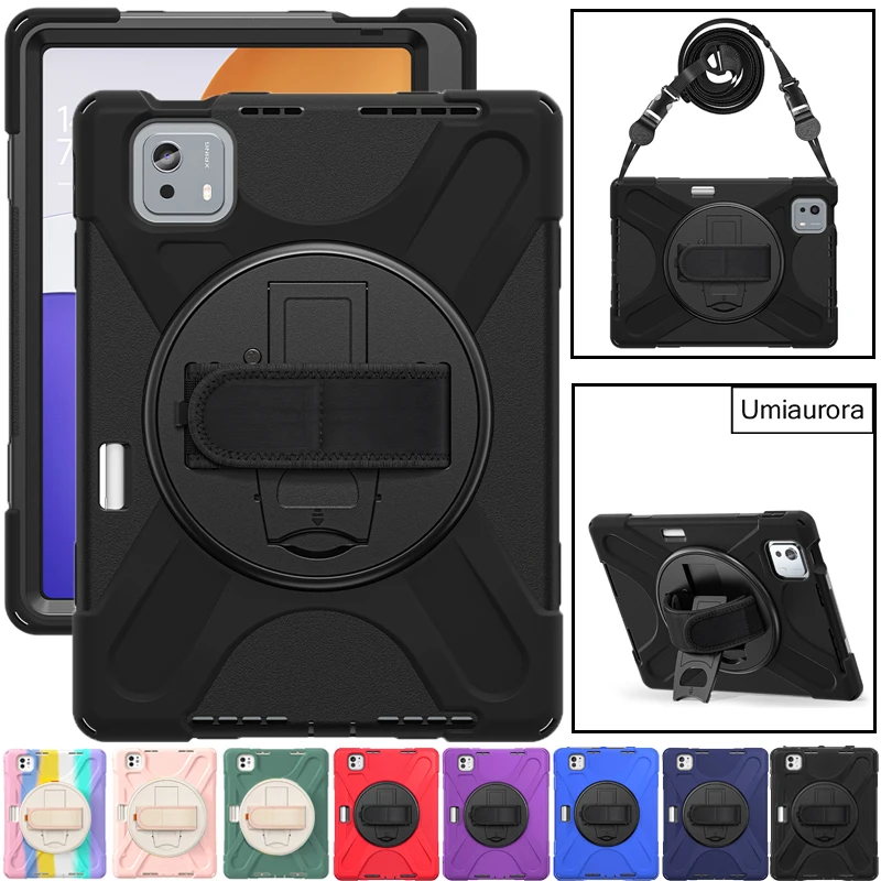 

For Xiaomi Mi Pad 7 11.2" Pad 5 6 6S Pro 12.4" 7S Pro 12.5 inch Heavy Duty Rugged Tablet Case Cover Stand Strap Shockproof Funda