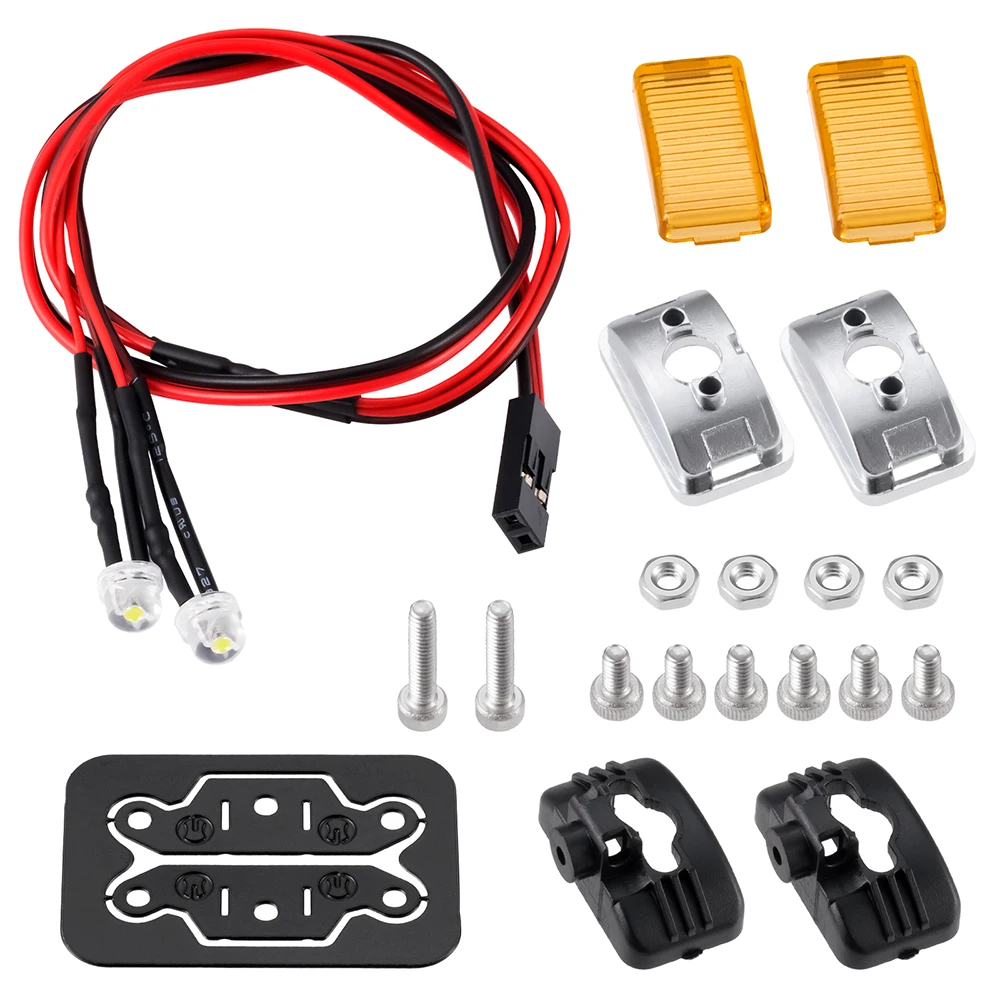 AXSPEED 1Set LED Lichter Scheinwerfer Scheinwerfer für TRX-4 TRX-6 Axial SCX10 90046 Wraith 1/10 RC Auto Dekoration Teile Zubehör – Detail 20