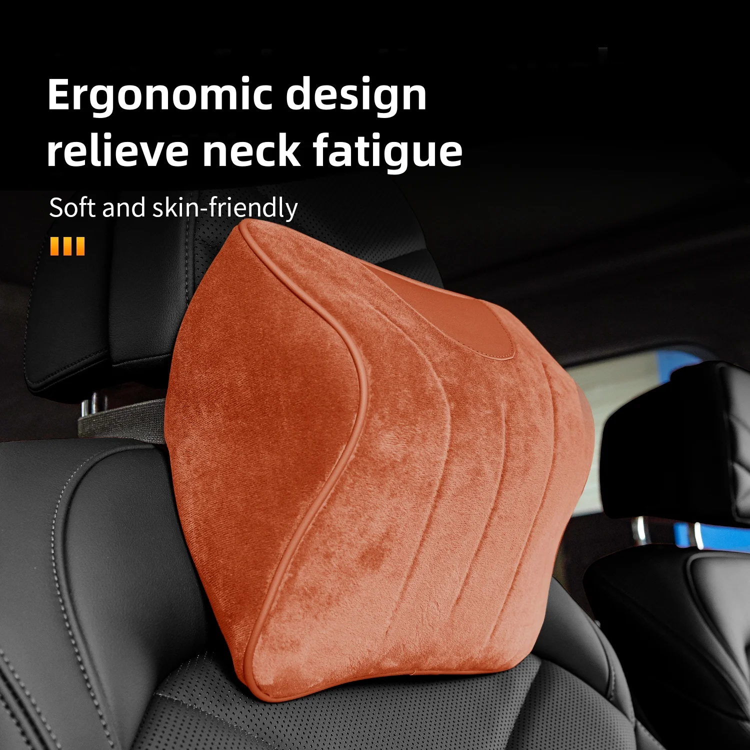 Car seat plush headrest suitable for BMW 1 Series （E81-E82-E87-E88-F20-F21-F40-F70） 2 Series （F22-F23-F44-F45-F46-G42-U06）