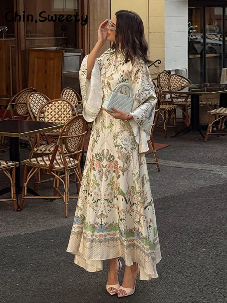 Vintage Printed Flared Maxi Dress product image from KAYEA’S COLLECTIONS