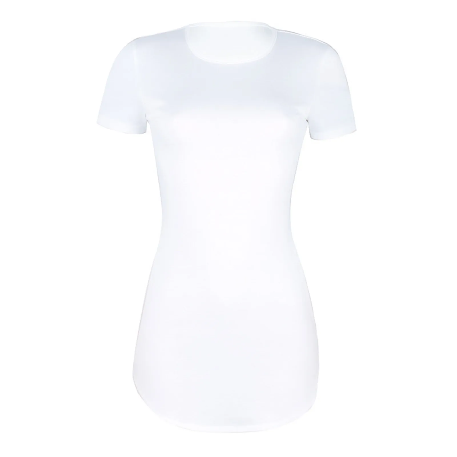 Summer Simple T-shirt dresses for women Fashion Casual Mini Dress Round neck short sleeve Solid Color Bodycon dress vestidos