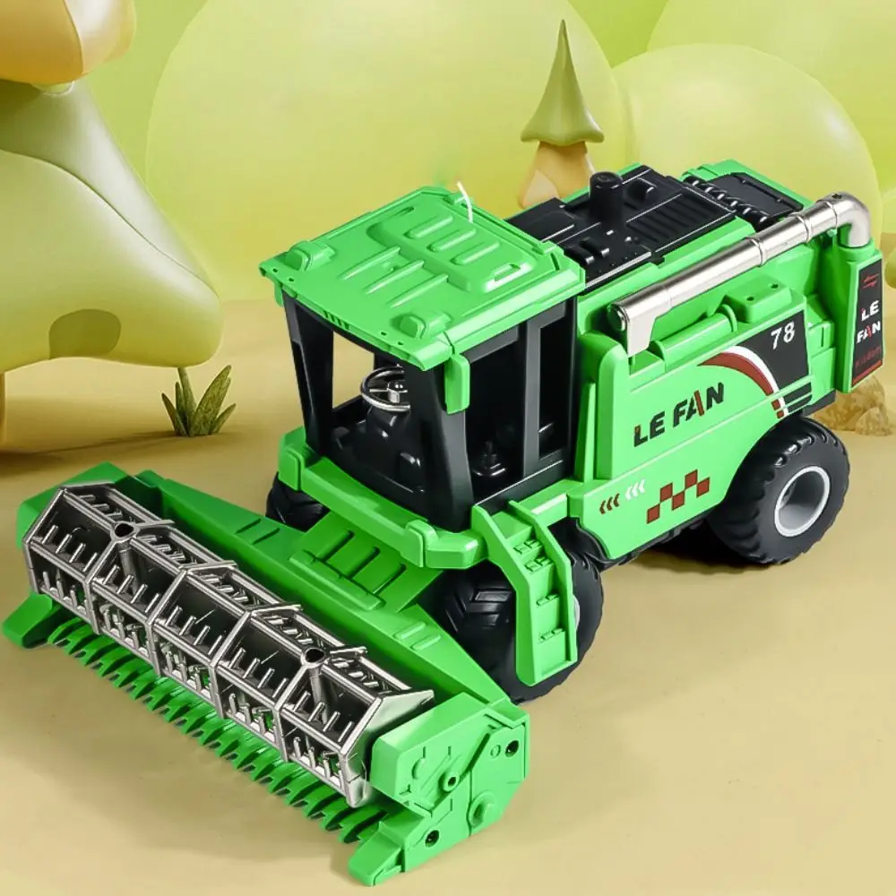 Harvester Simulation Farm Harvester Toy Crane Dump Truck Kids Farmer Cart Toy Manual Skills Intellectual Development